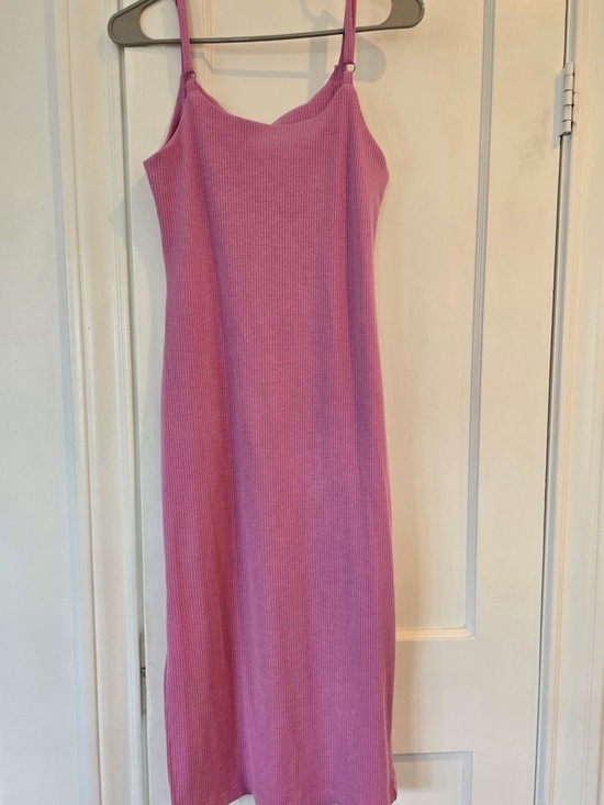 Vici Dresses & Skirts - Vici Pink Ribbed Maxi Slip Dress